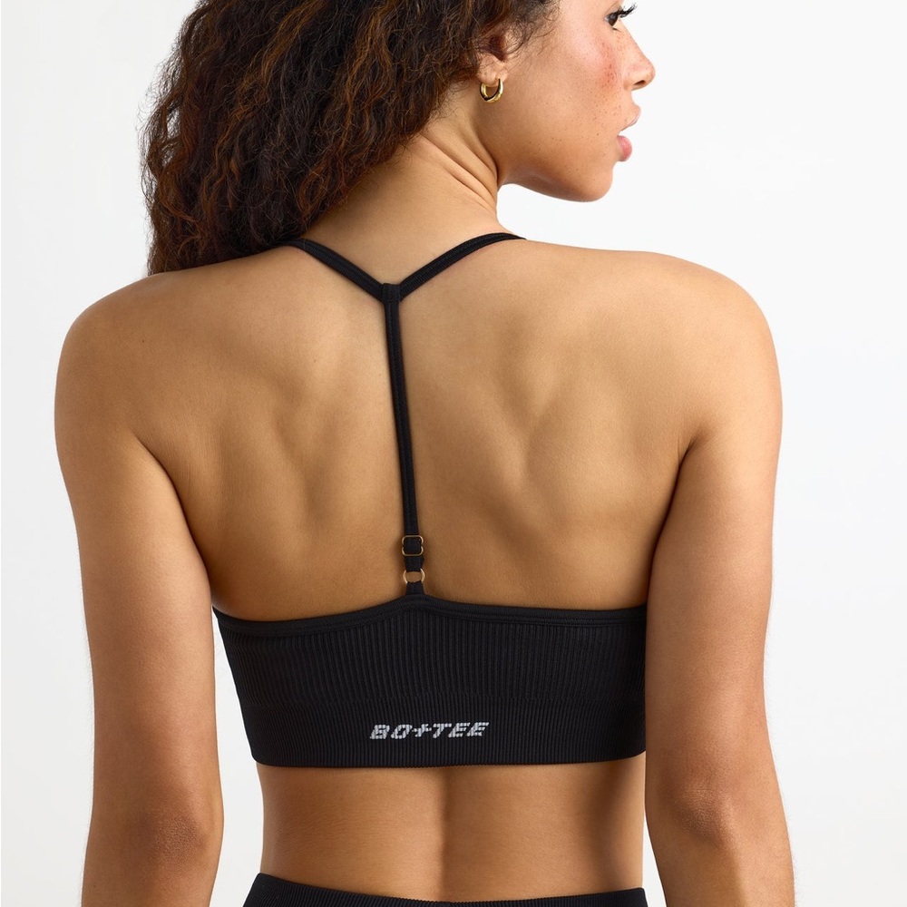 Bo+Tee Black Ribbed Sports Bra

🔥2 for 1 Deal🔥